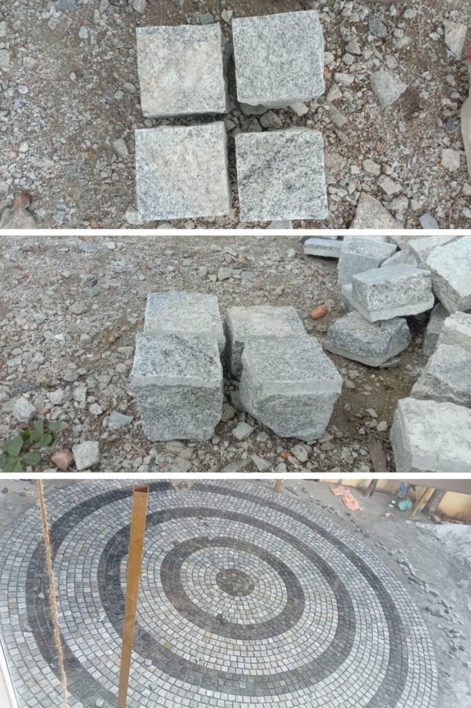 Grey Granite Cobblestone