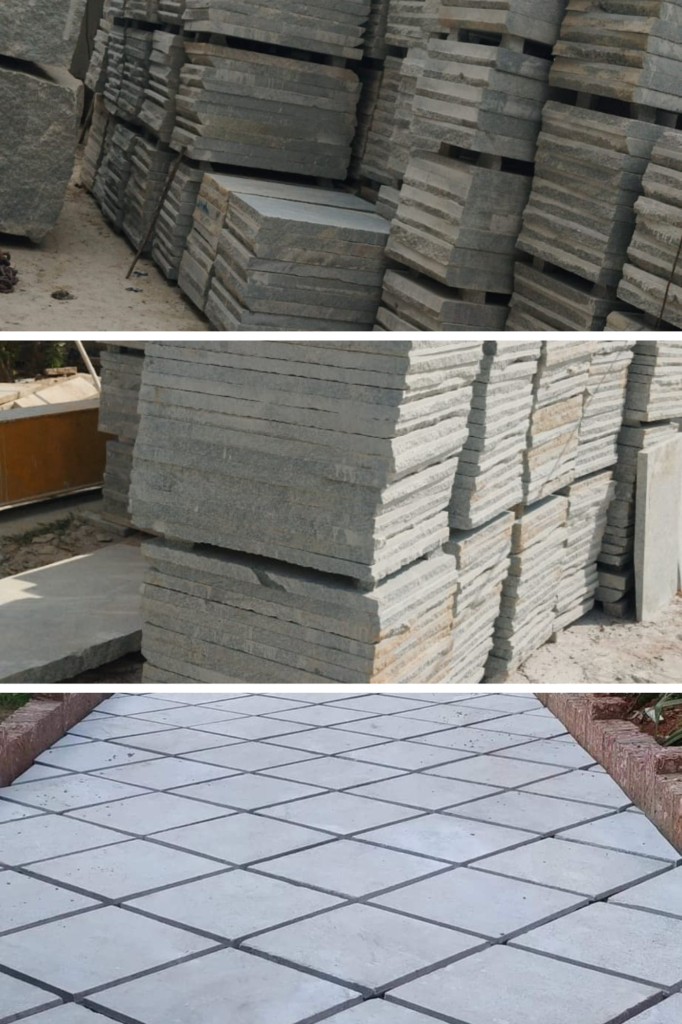 Grey Granite Paving Stone for Driveways