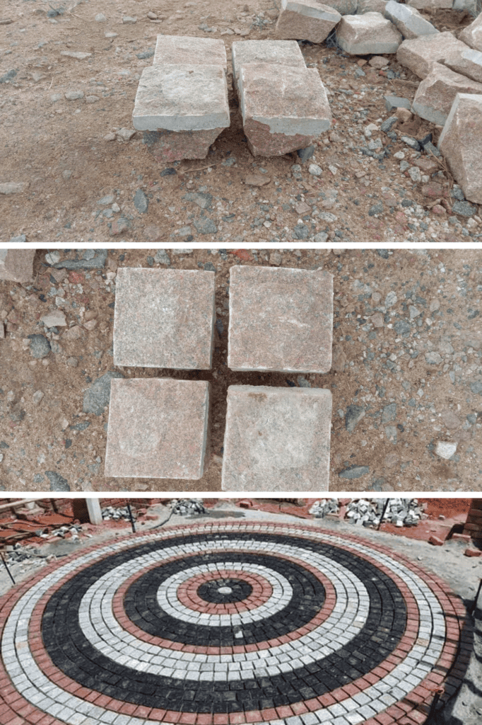 Magadi Pink Granite Cobblestone